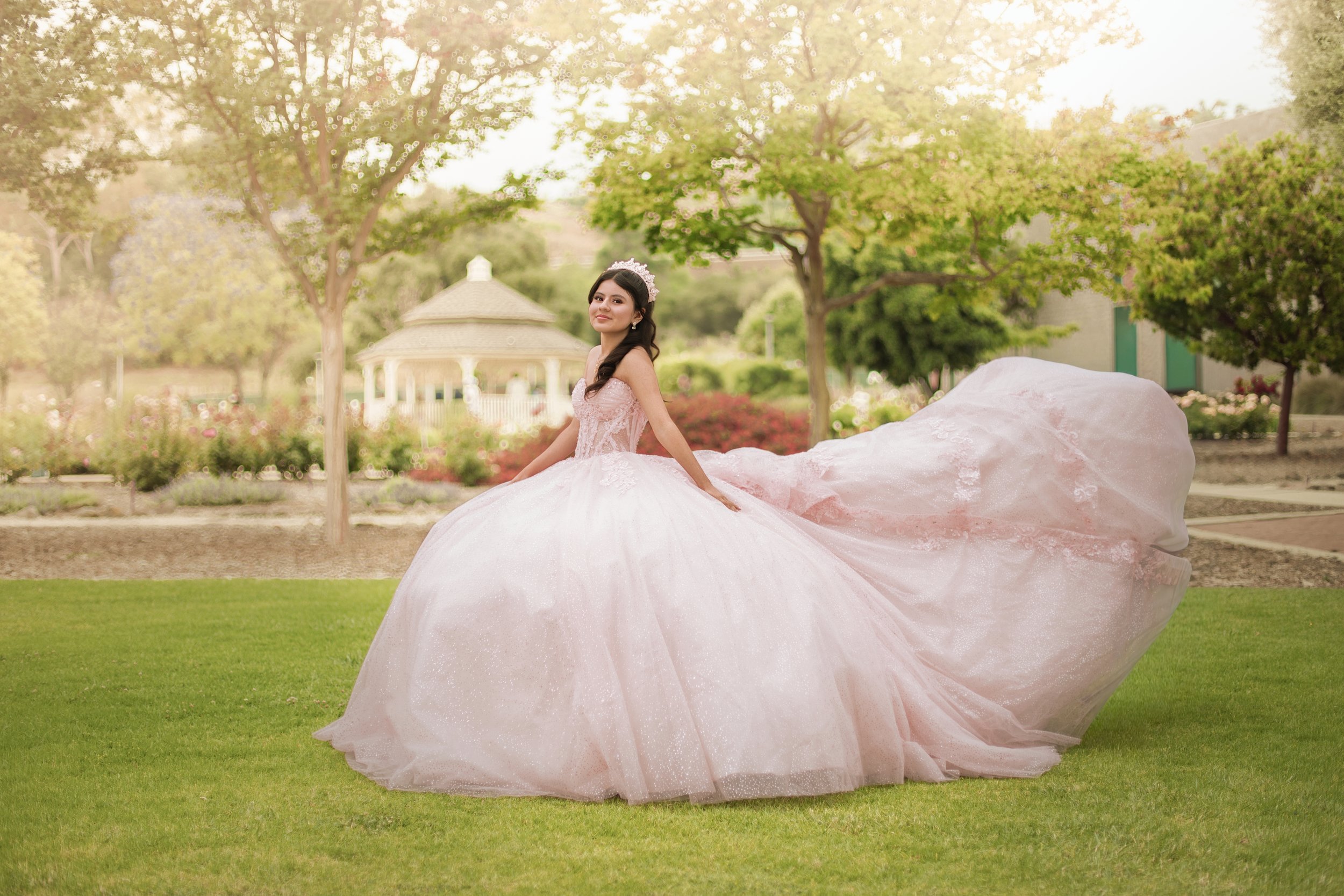 Quinceañera portrait styled and retouched for EJ