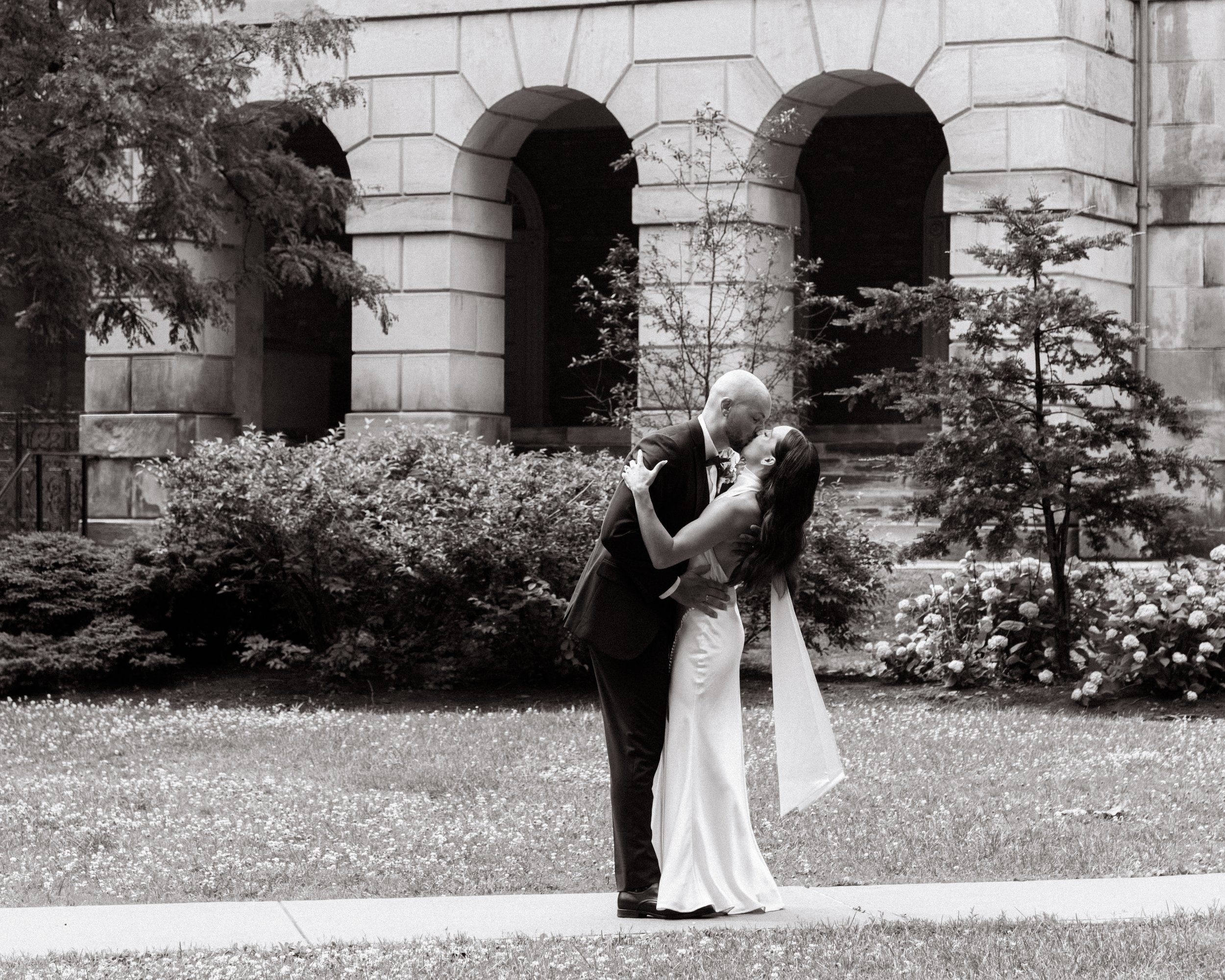 Edited wedding photo of Natalie & Will