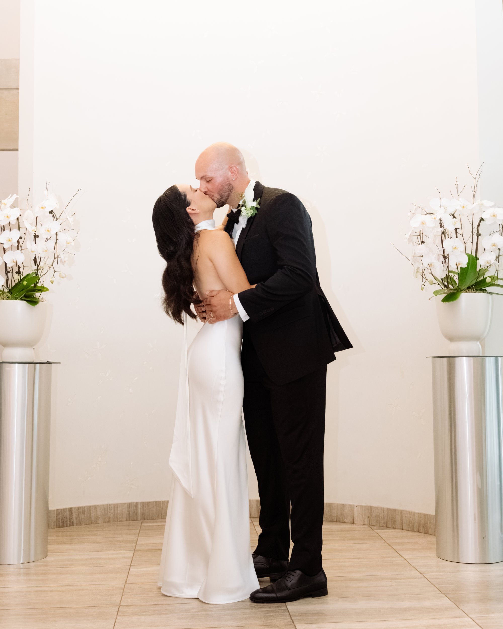 Edited wedding photo of Natalie & Will