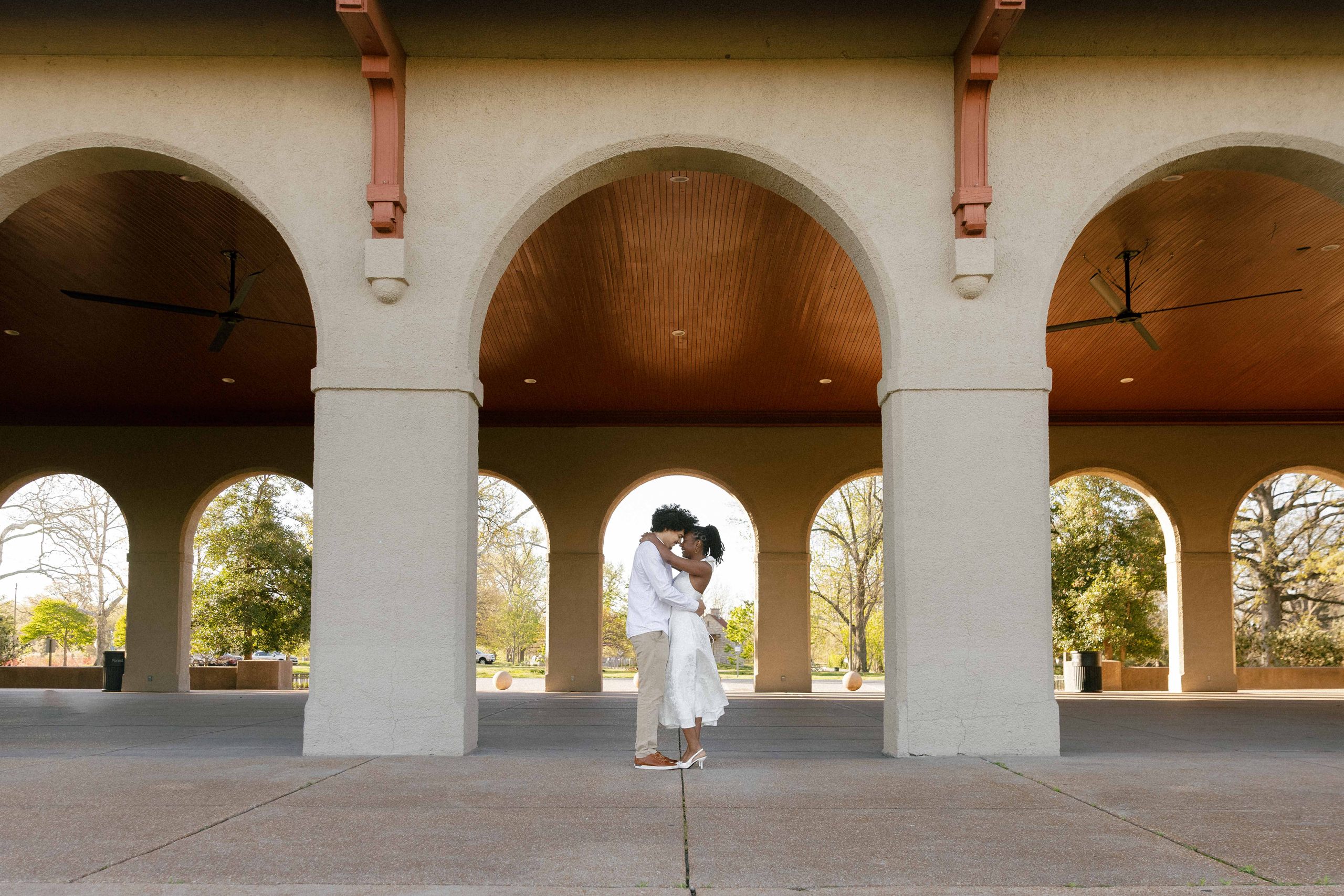After: color-graded engagement photo