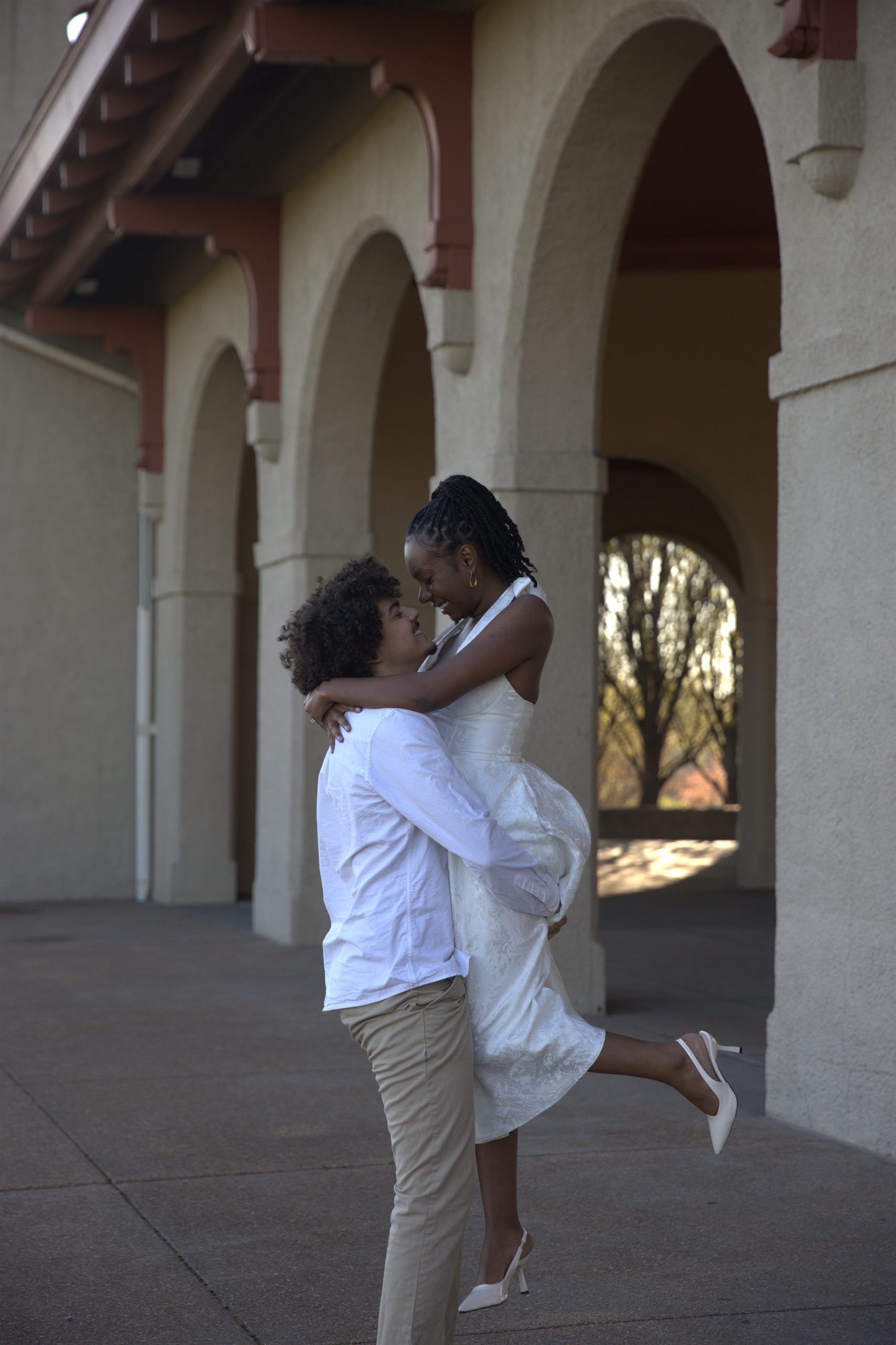 Before: unedited engagement photo