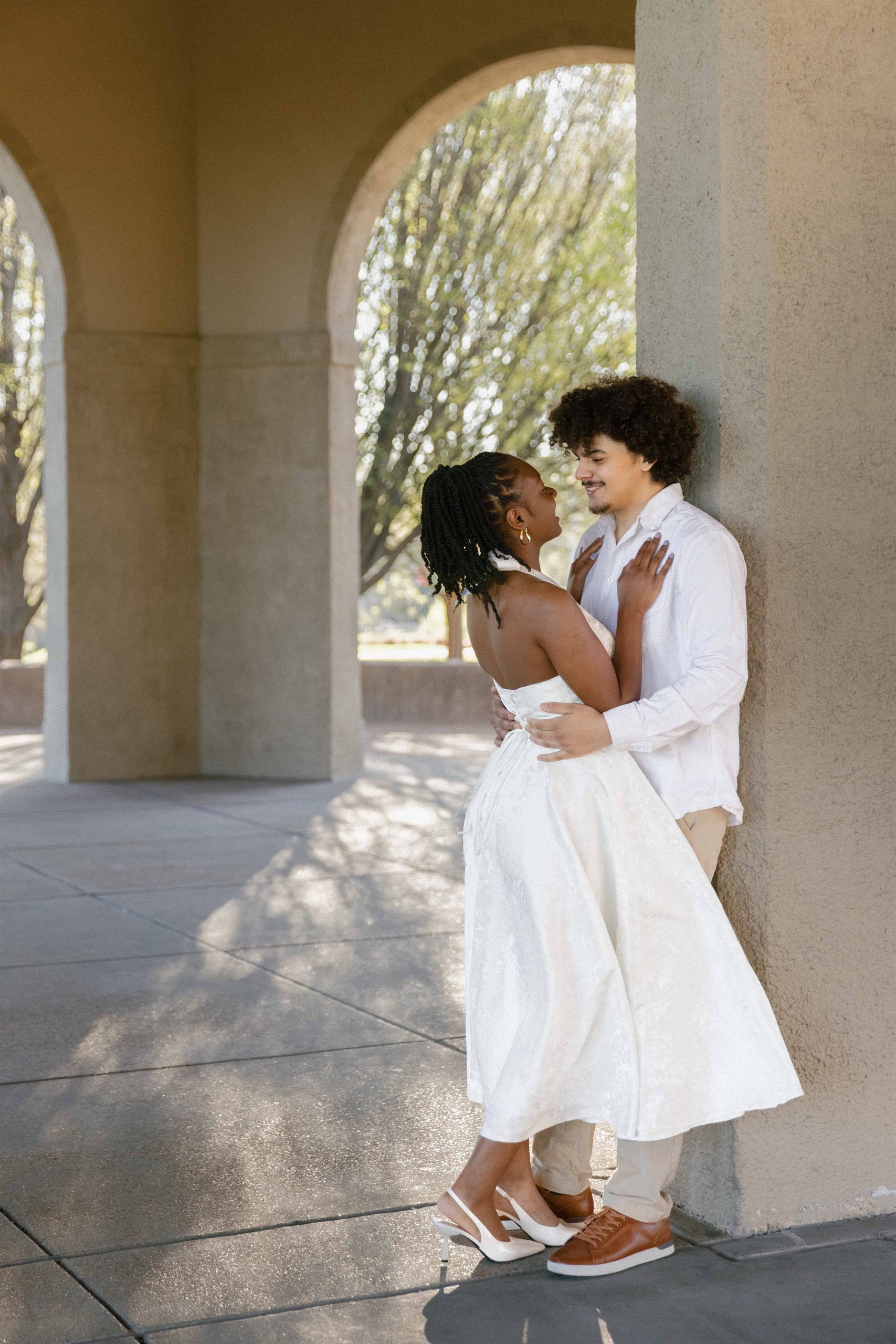 Edited engagement photo