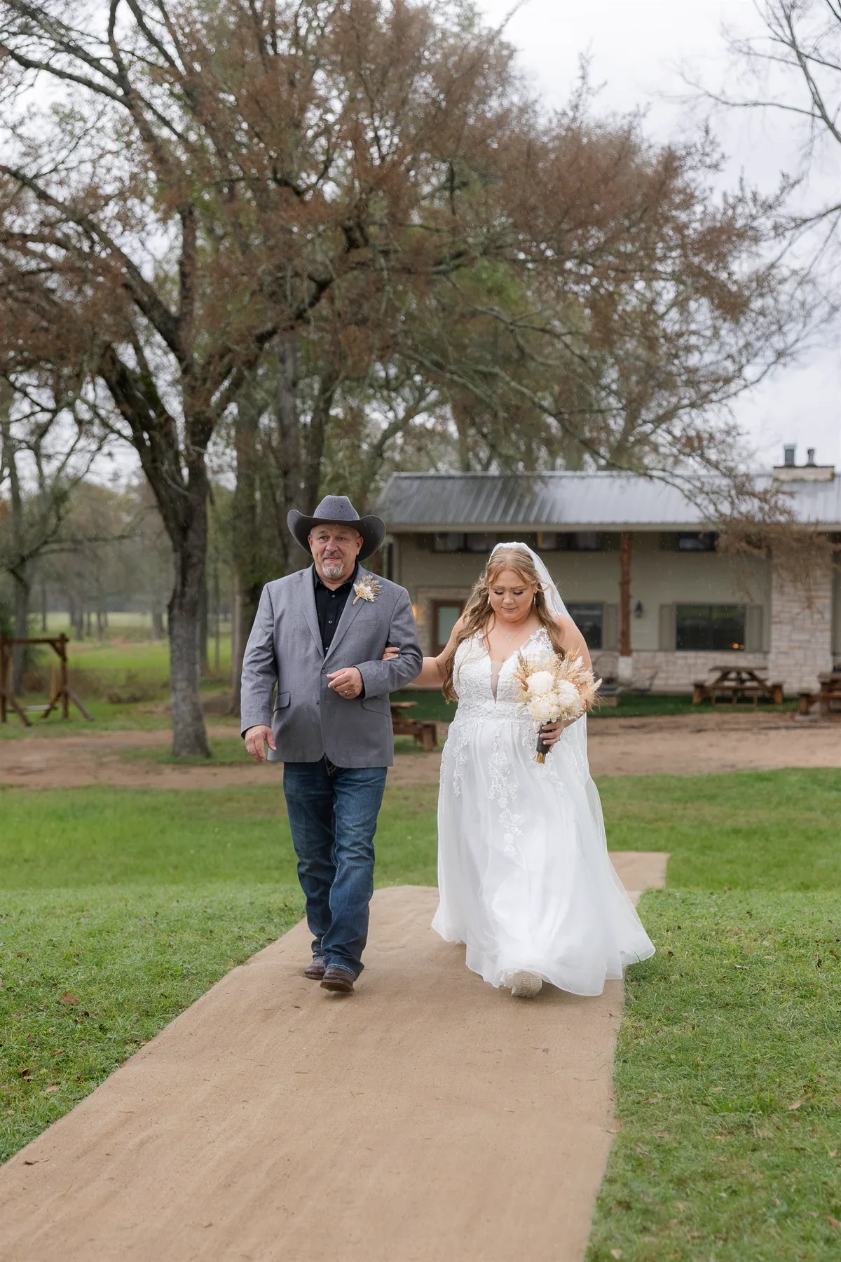 After: color-graded and exposure-corrected wedding photo