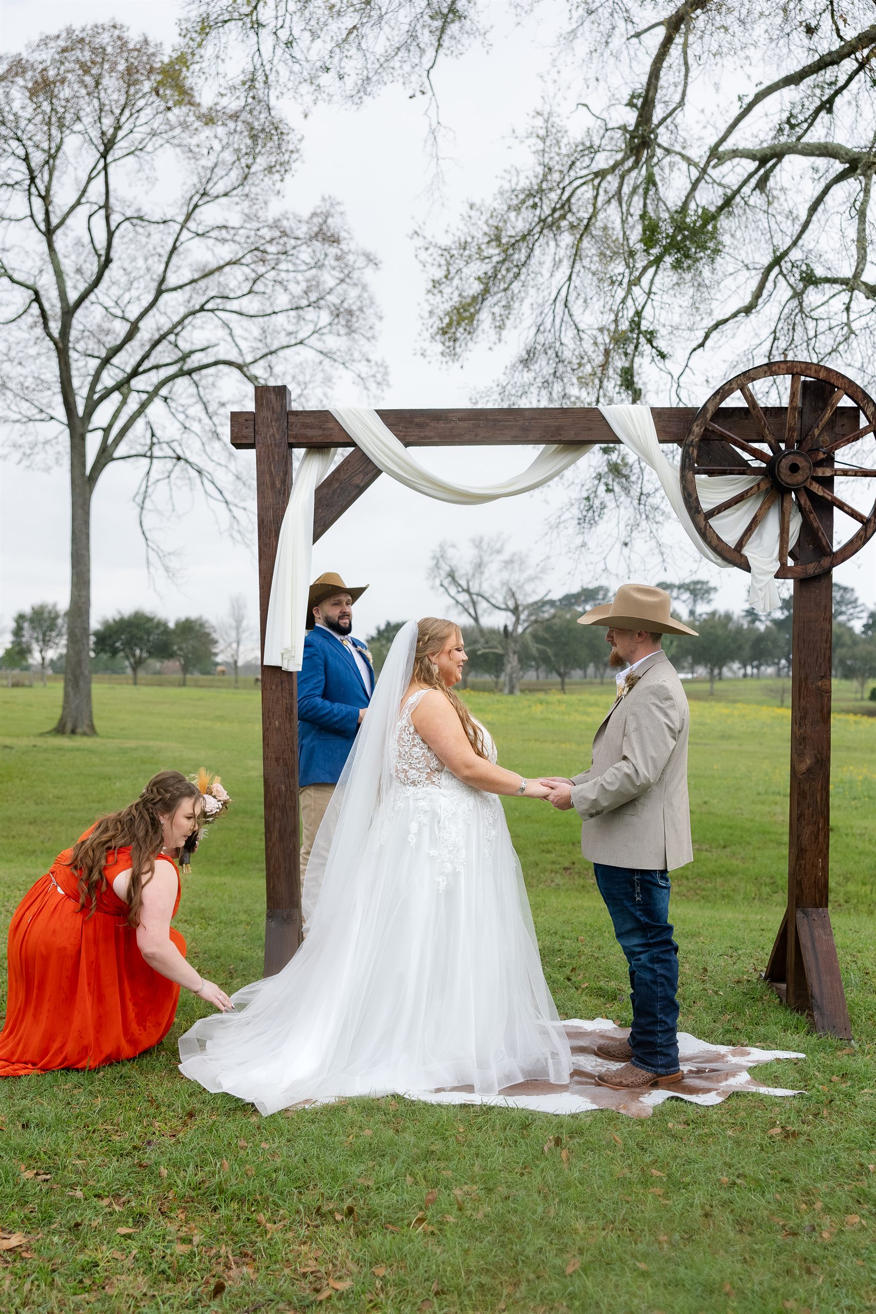 Edited wedding photo