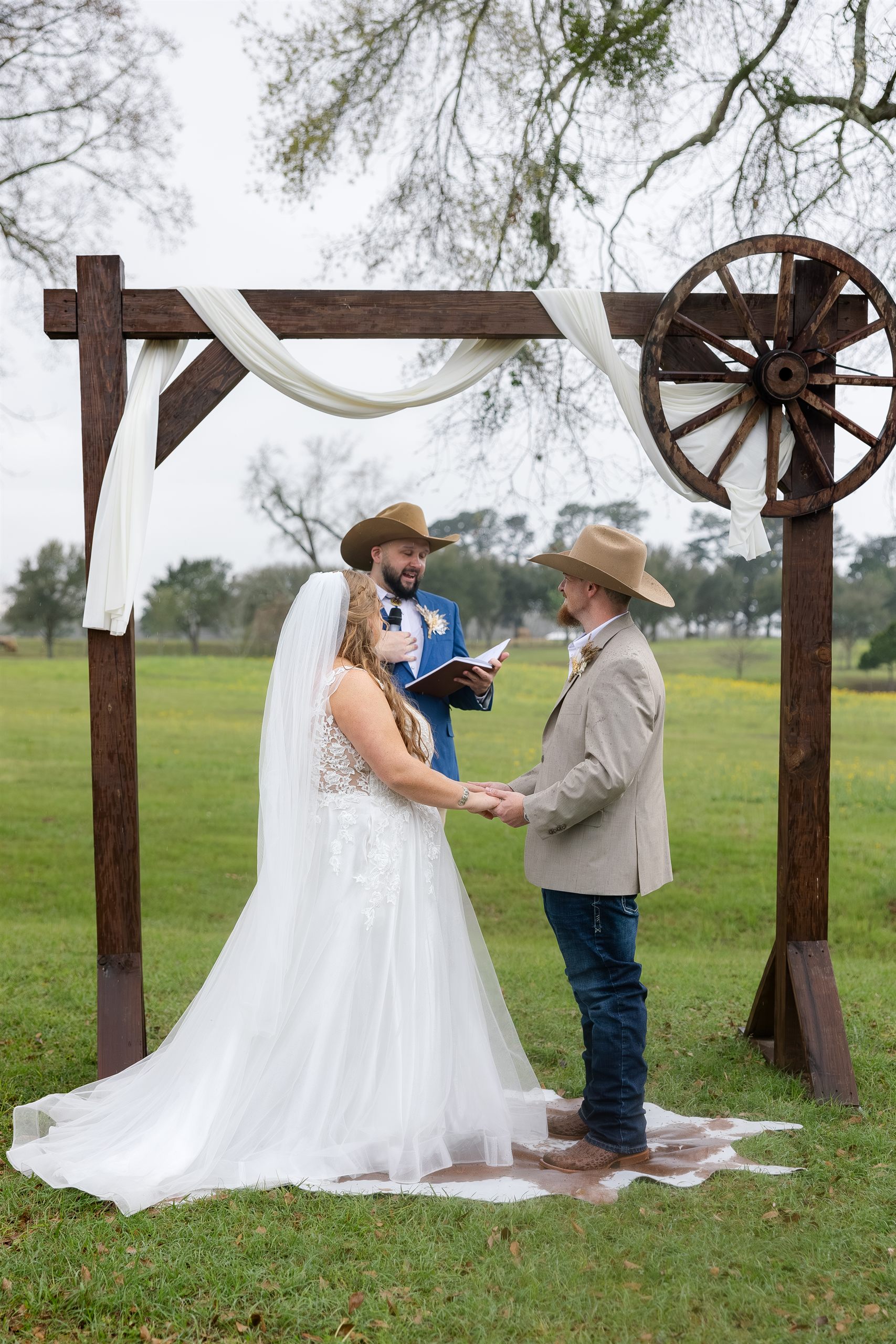 Edited wedding photo