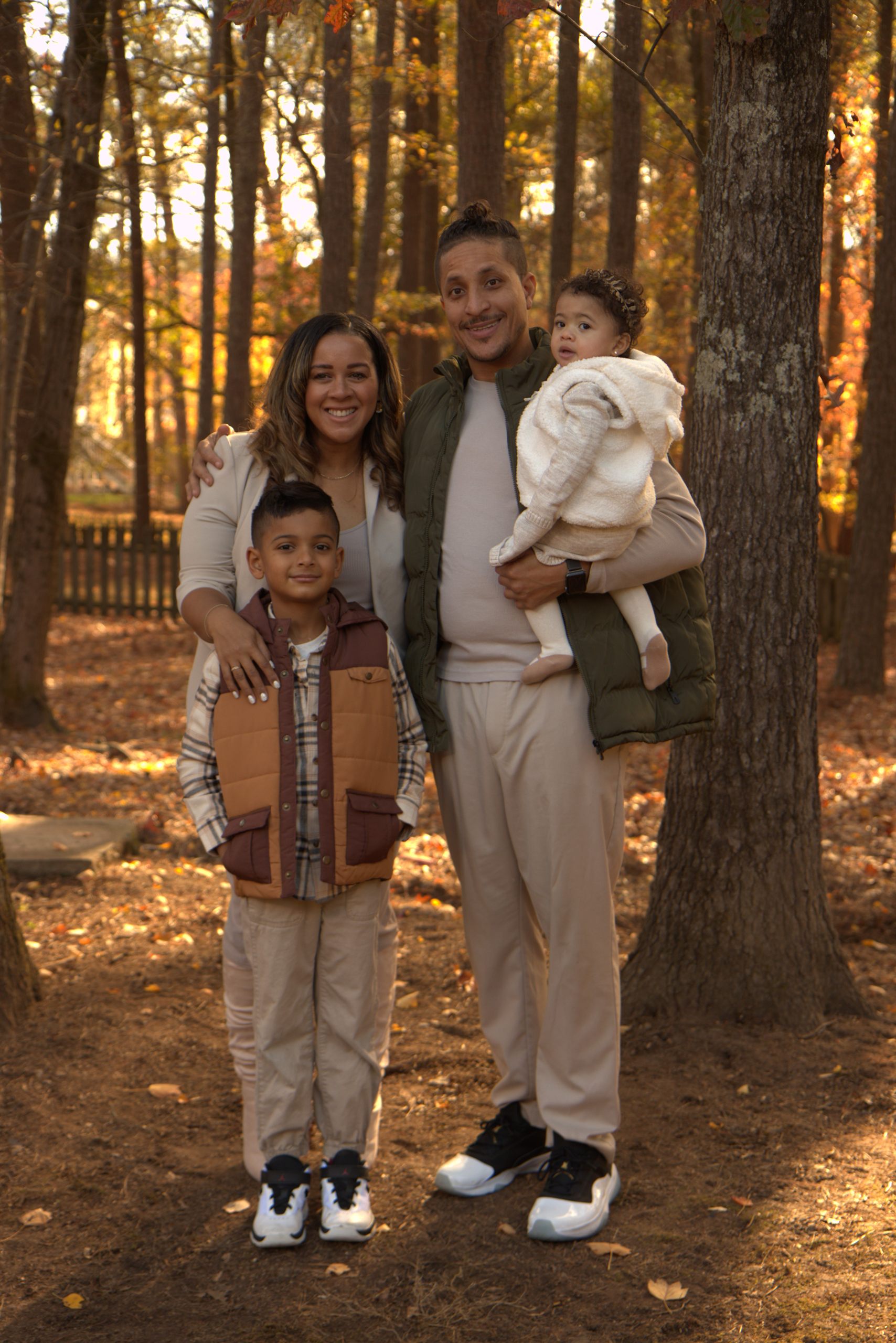 Before: unedited family portrait