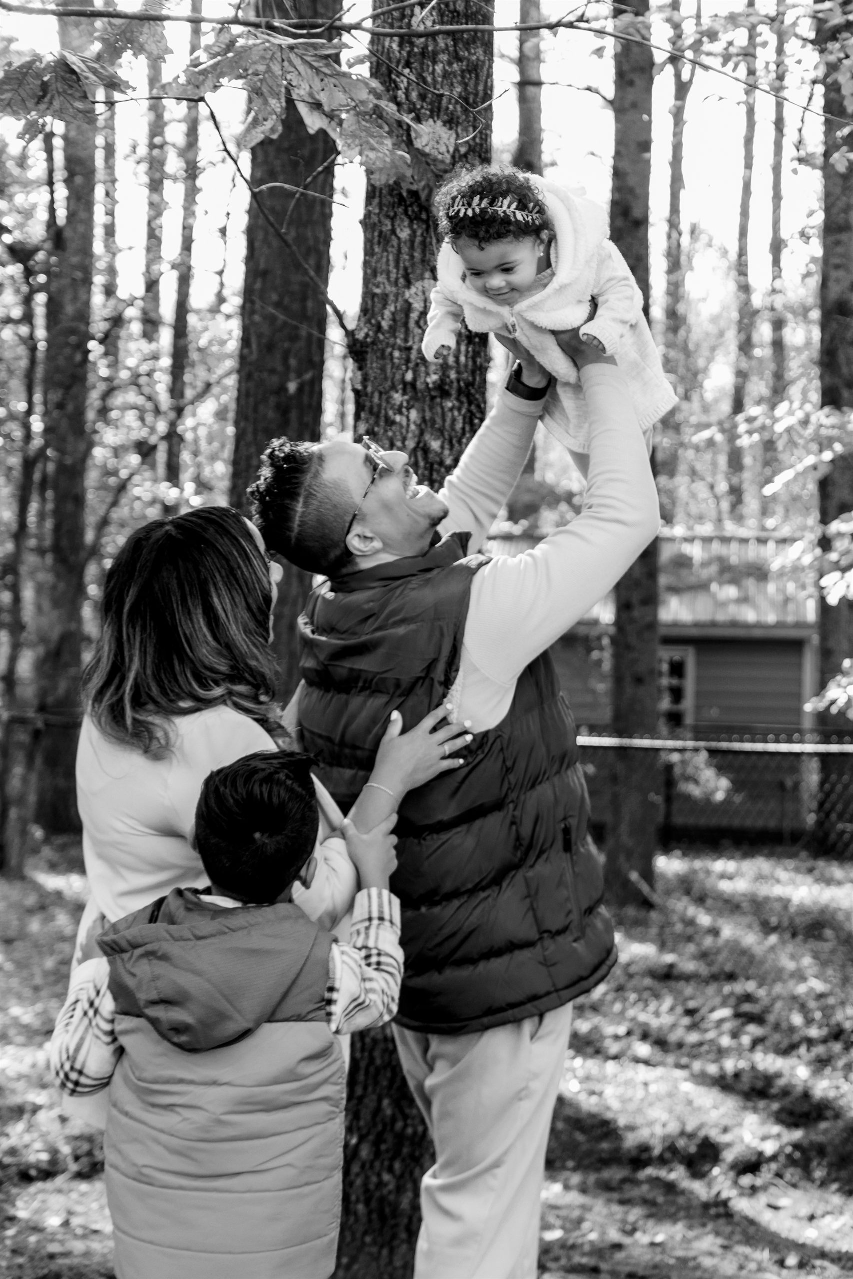 Edited family portrait