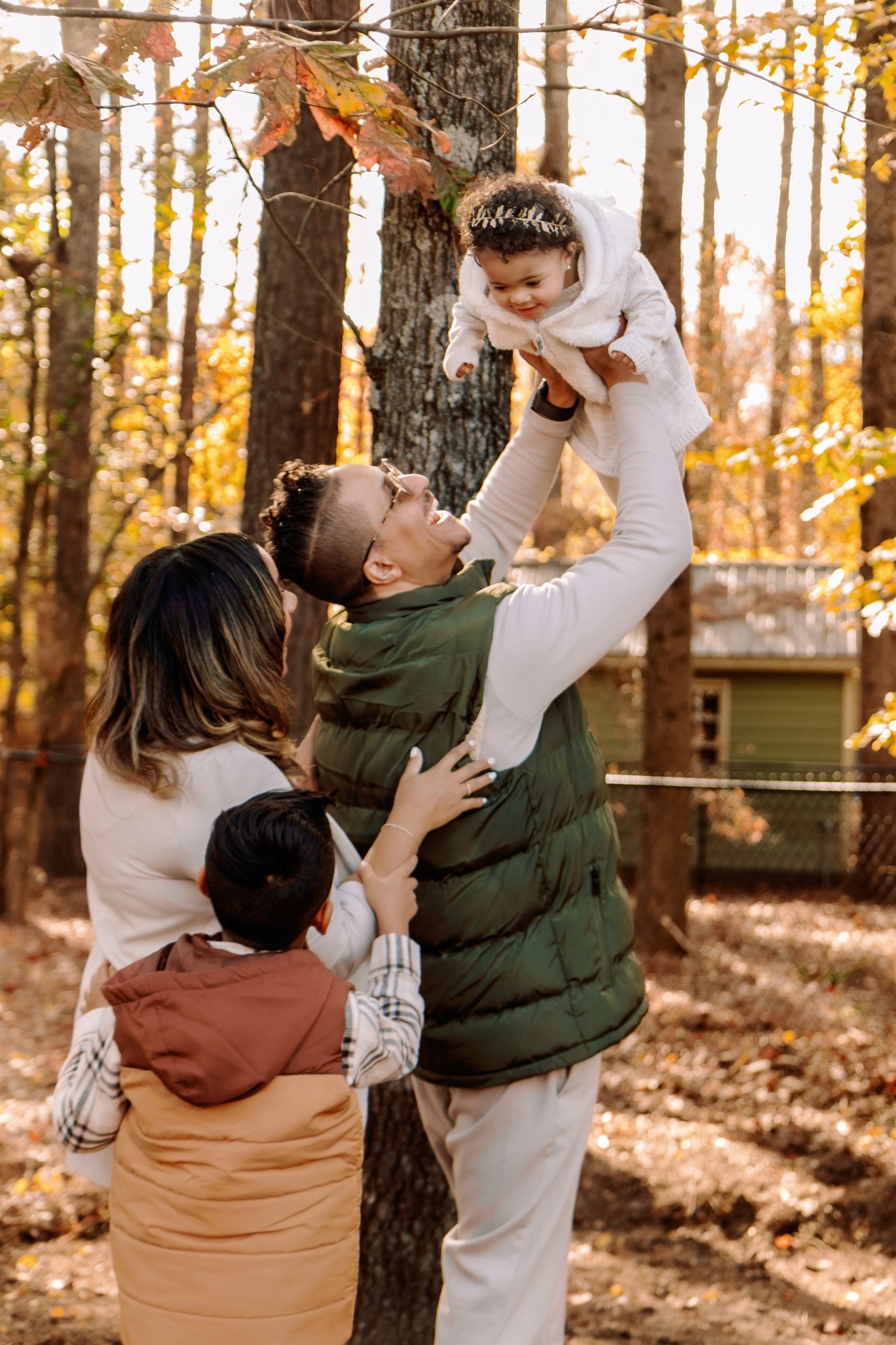 Edited family portrait