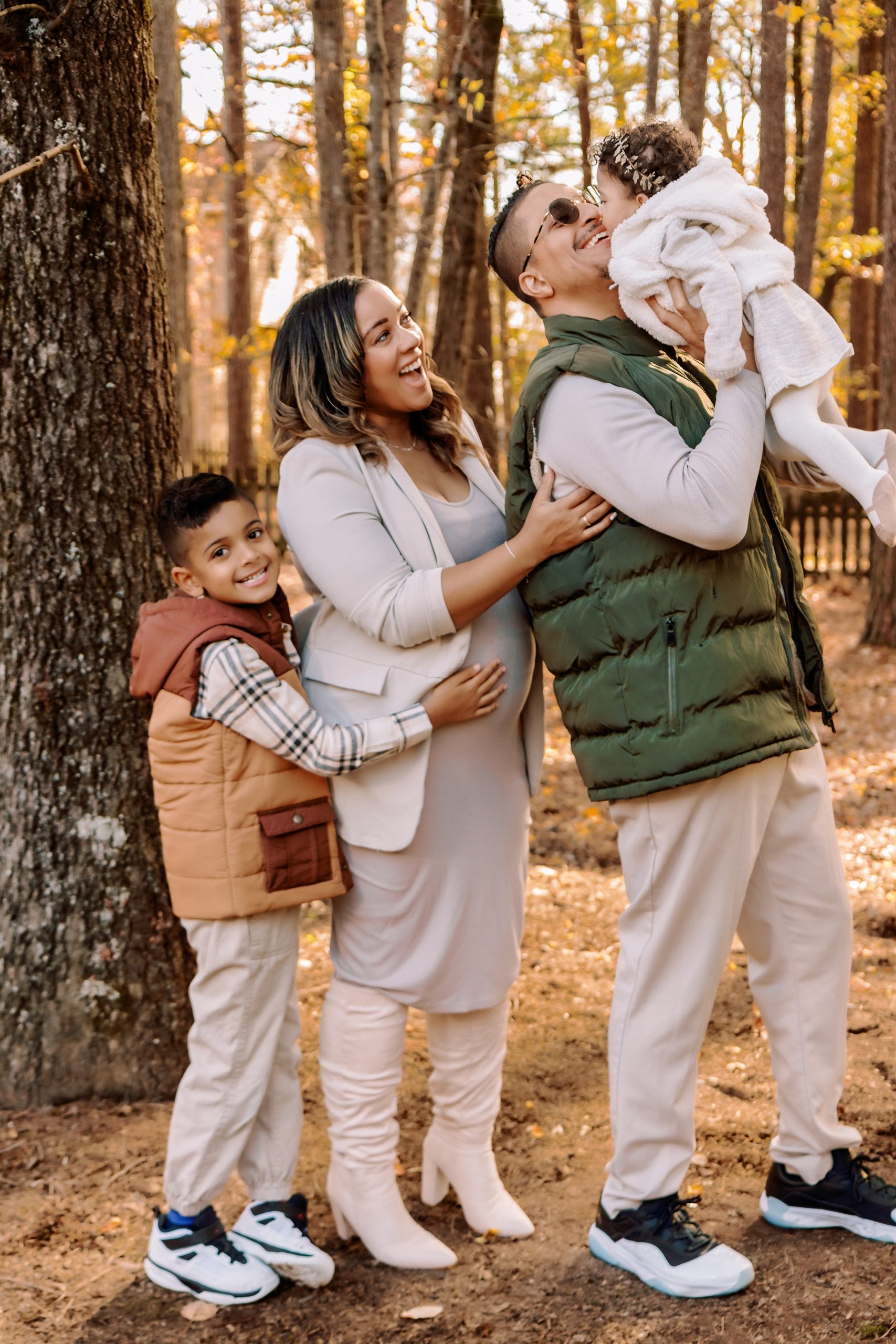 Edited family portrait