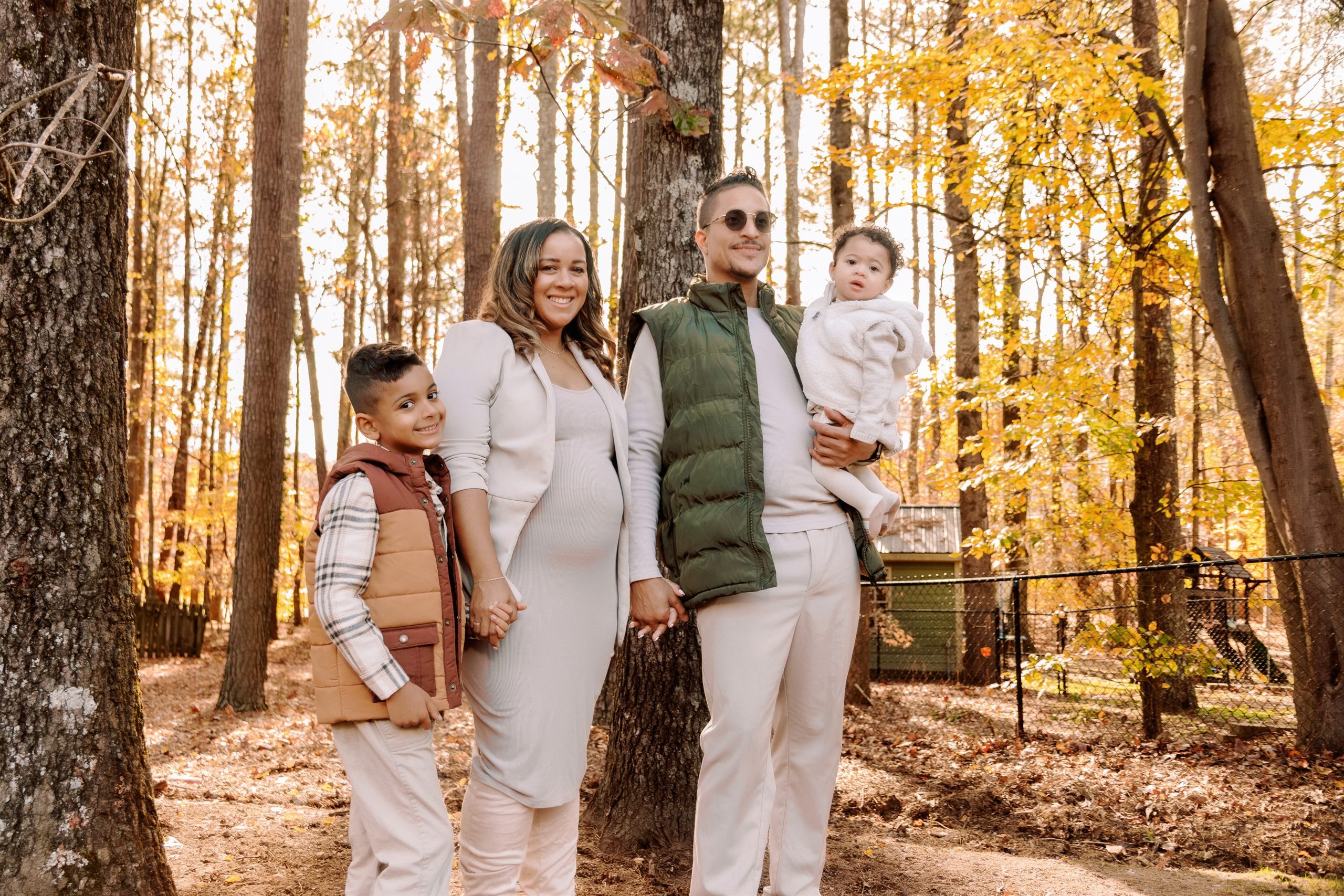 Edited family portrait