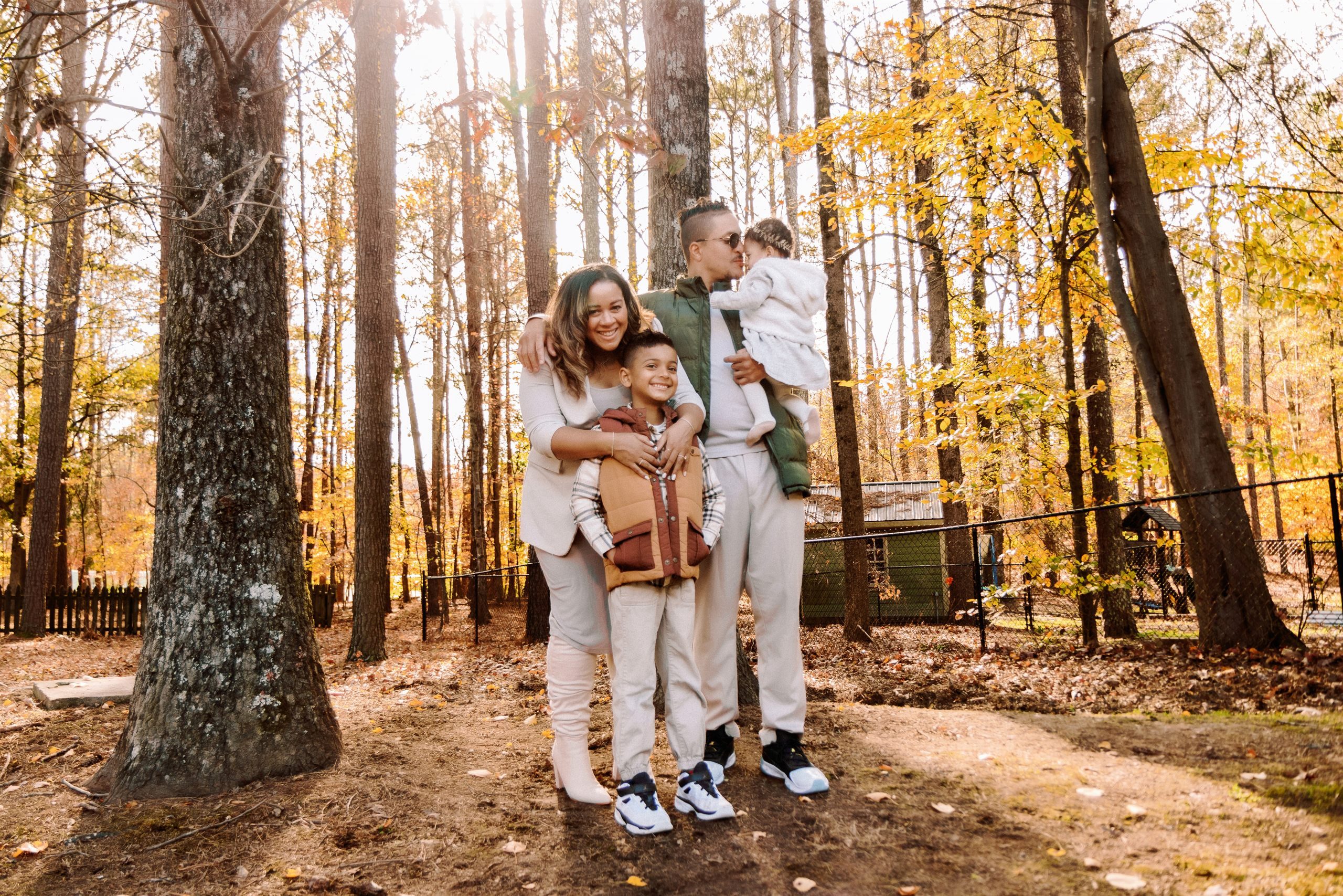 Edited family portrait
