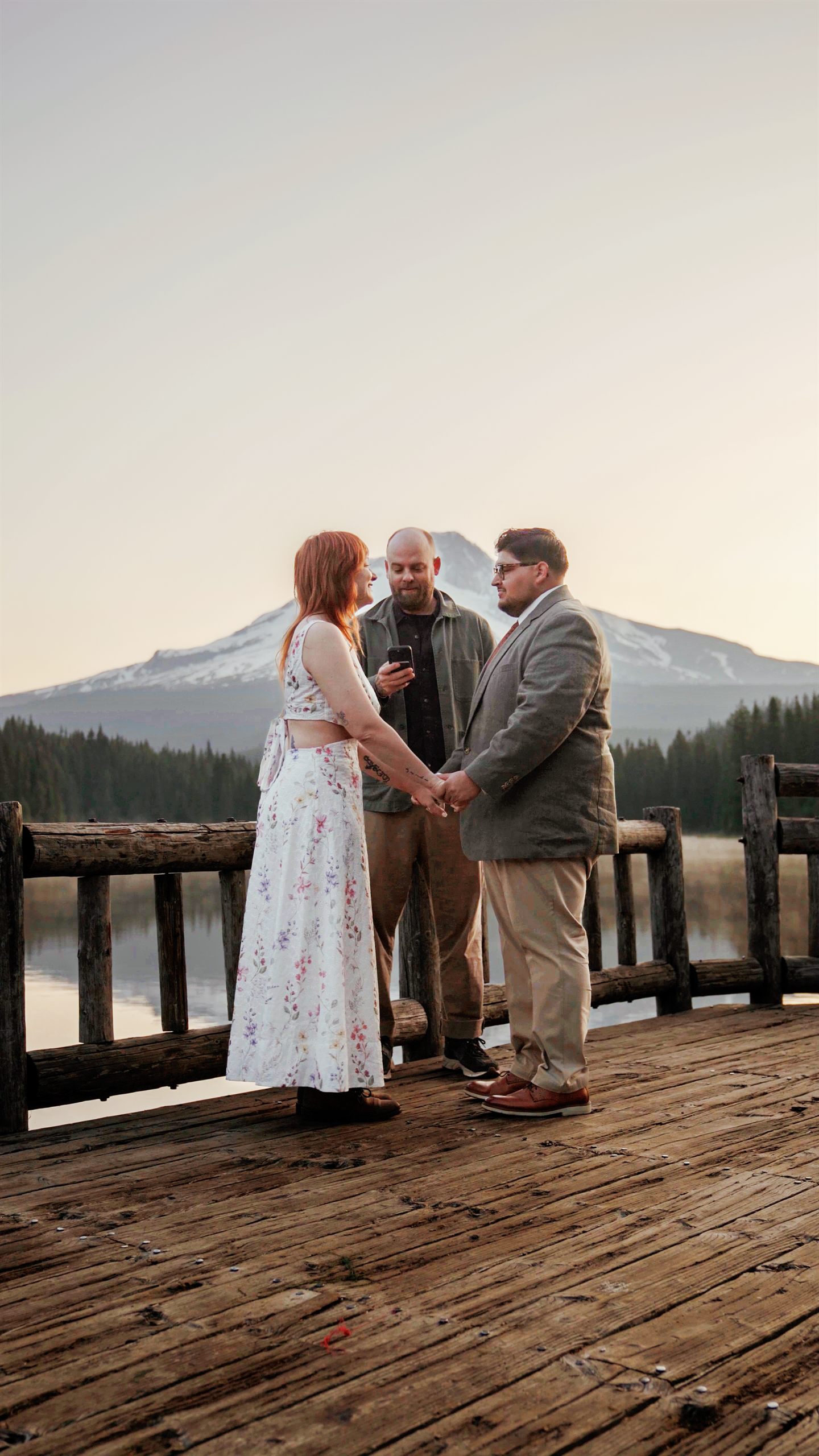 After: edited elopement photo with sky recovery